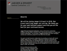 Tablet Screenshot of jaegeranderwert.com